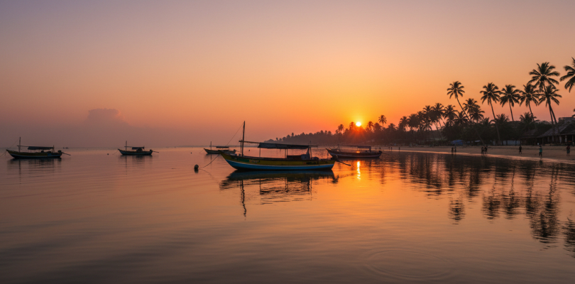 Coastal road toward Negombo